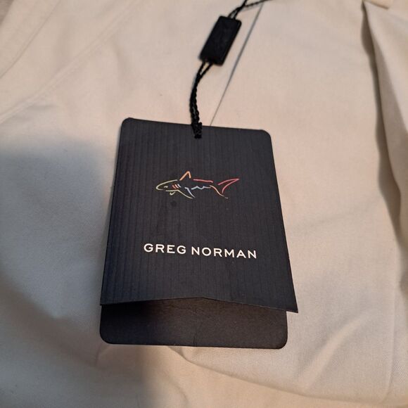 Greg Norman Shorts Men 40T Beige Chino Golf Flat Front 9” Inseam High Rise NWT - Picture 4 of 10
